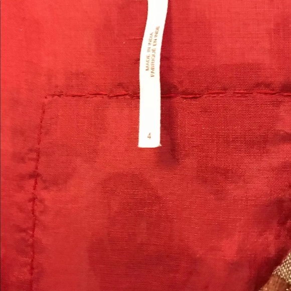 Free People Women's Dress Red Vacation Party Dress - Picture 3 of 4